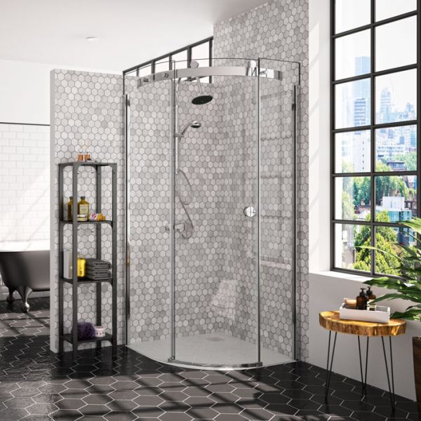 Merlyn 10 Series  900 x 900 Right Hand Quadrant Shower Enclosure #2