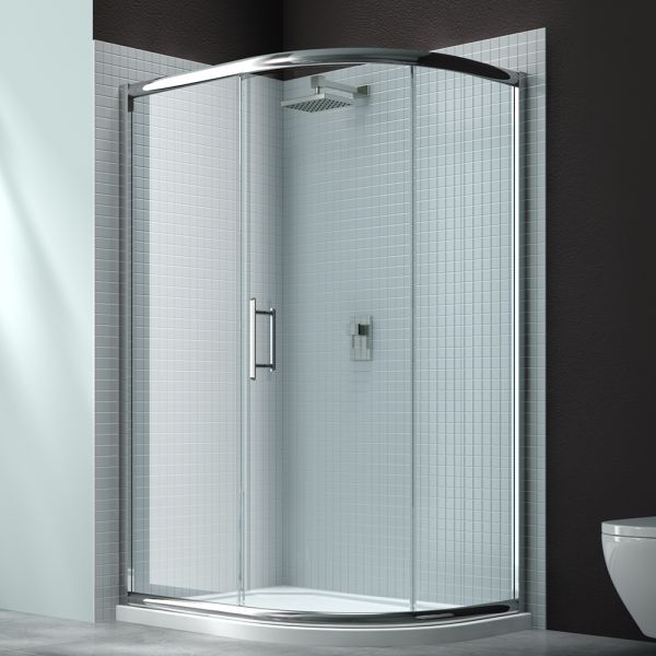 Merlyn 6 Series 1200 x 800 1 Door Offset Quadrant Shower Enclosure