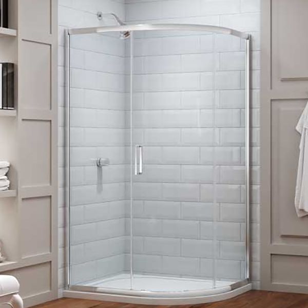 Merlyn 8 Series 1000 x 800 1 Door Offset Quadrant Shower Enclosure