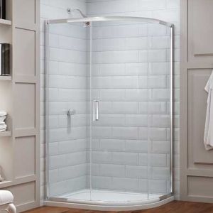 Merlyn 8 Series 1200 x 900 1 Door Offset Quadrant Shower Enclosure