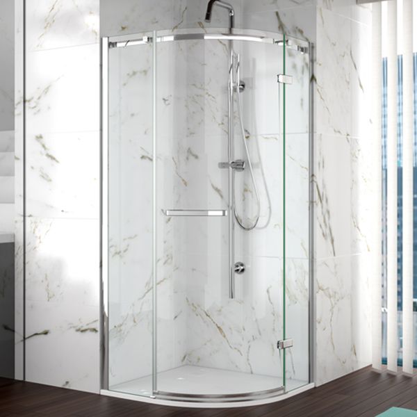 Merlyn Series 8 Frameless 800 1 Door Hinged Quadrant Shower 