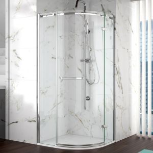 Merlyn Series 8 Frameless 1000 1 Door Hinged Quadrant Shower Enclosure