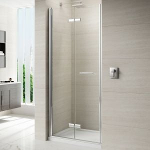 Merlyn 8 Series Frameless 900 Hinged Bifold Shower Door