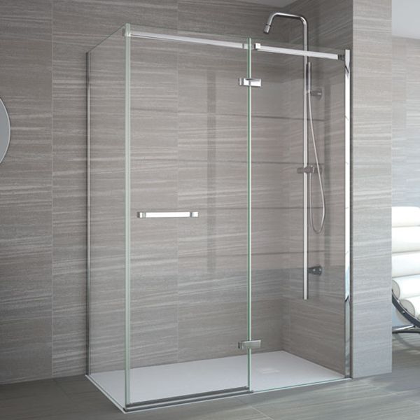 Merlyn 8 Series Frameless 1000 Hinge and Inline Shower Door