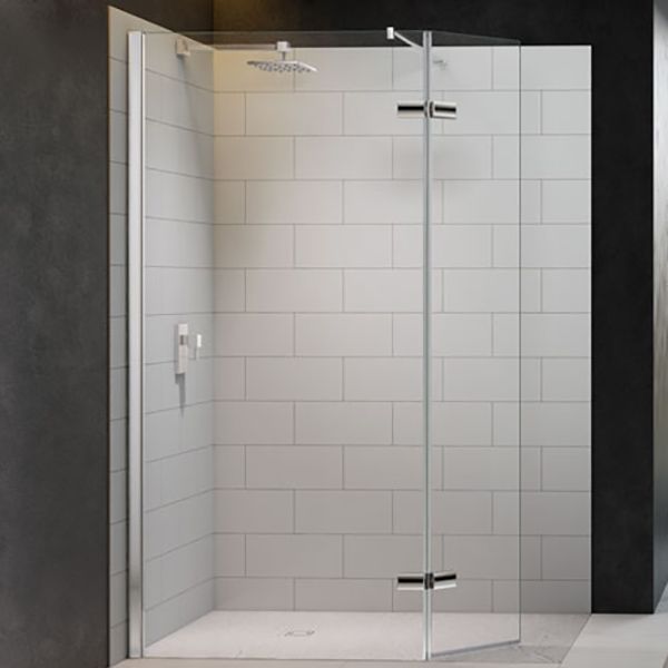 Merlyn Series 8 Shower Panel With Hinged Swivel Panel 1250mm