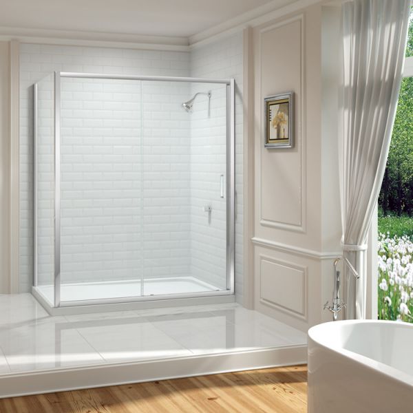 Merlyn 8 Series 1300 Sliding Shower Door #3