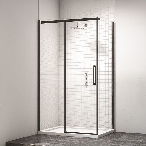 Merlyn Black 1700 Sliding Shower Door #2