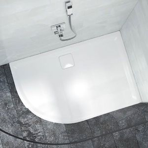 Merlyn Level25 Slip Resistant Offset Quadrant Shower Tray 1200 x 900mm LH