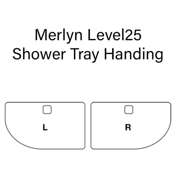 Merlyn Level25 Offset Quadrant Shower Tray 1200 x 900mm LH #2