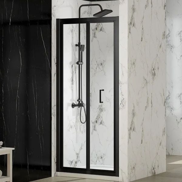 Merlyn MBOX Matt Black 900 Bifold Shower Door