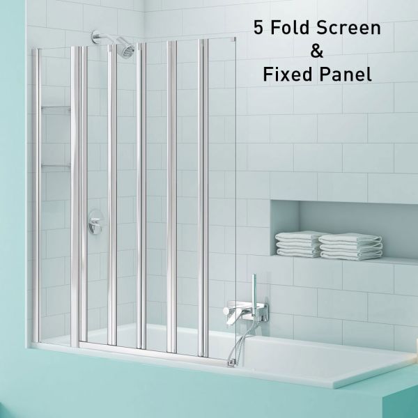 Merlyn SecureSeal 5 Fold Bath Screen #2