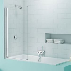 Merlyn SecureSeal Single Panel Bath Screen
