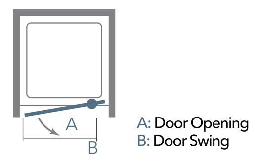 Merlyn 8 Series Frameless Pivot Shower Door S8fpv76