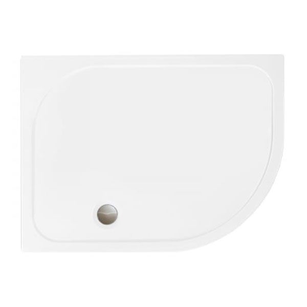 Merlyn Touchstone Slip Resistant Offset Quadrant Shower Tray 1000 x 800mm RH