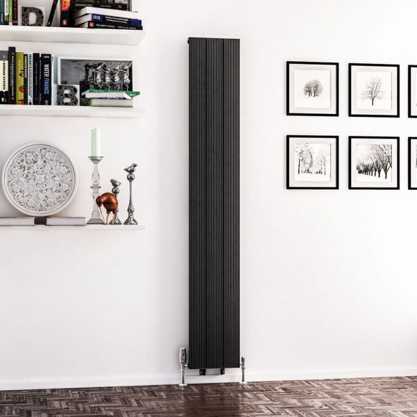 Eastbrook Mersey 1800 x 280 Matt Anthracite Aluminium Designer Radiator #2