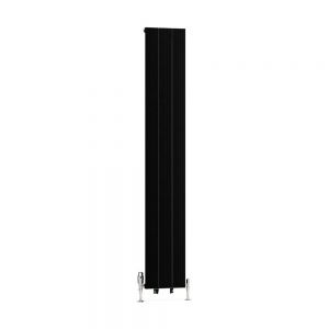 Eastbrook Mersey 1800 x 280 Matt Black Aluminium Designer Radiator