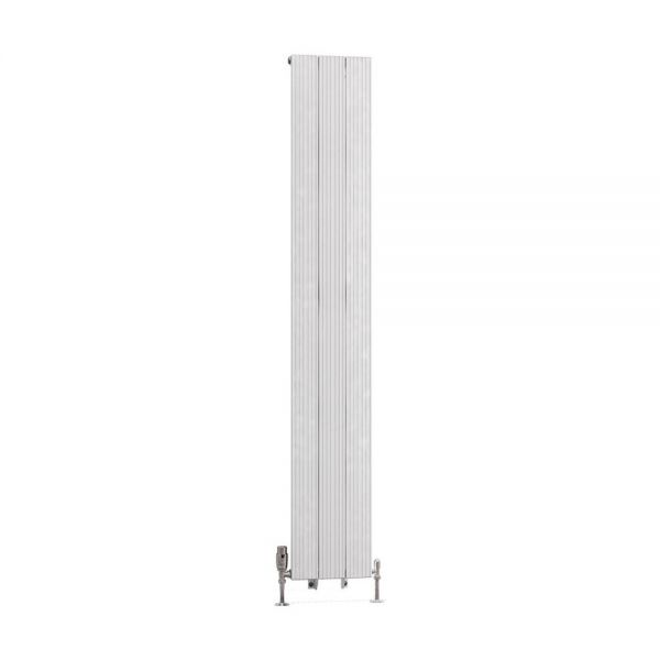 Eastbrook Mersey 1800 x 280 Matt White Aluminium Designer Radiator