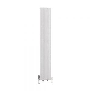 Eastbrook Mersey 1800 x 280 Matt White Aluminium Designer Radiator