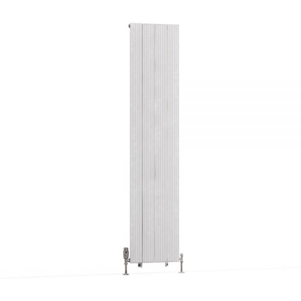 Eastbrook Mersey 1800 x 375 Matt White Aluminium Designer Radiator