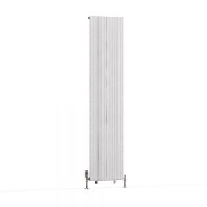 Eastbrook Mersey 1800 x 375 Matt White Aluminium Designer Radiator