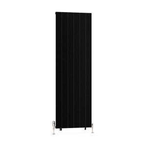 Eastbrook Mersey 1800 x 565 Matt Black Aluminium Designer Radiator