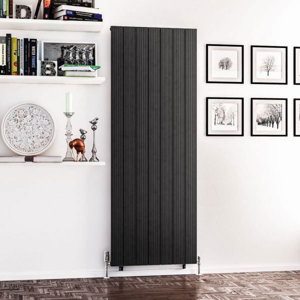 Eastbrook Mersey 1800 x 660 Matt Anthracite Aluminium Designer Radiator #2