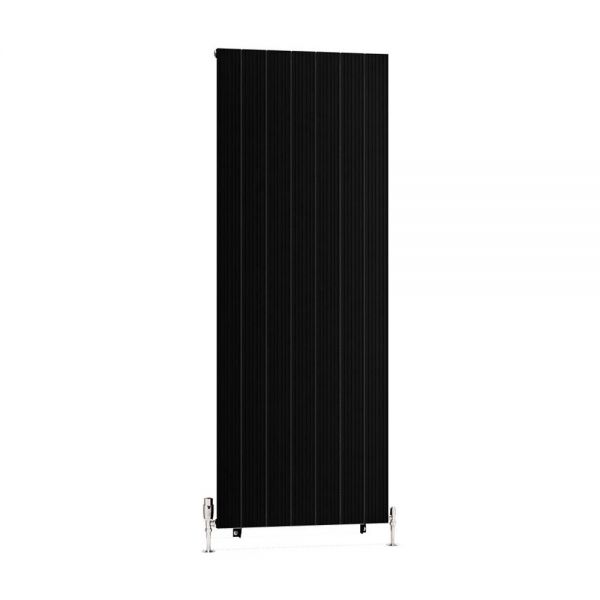 Eastbrook Mersey 1800 x 660 Matt Black Aluminium Designer Radiator