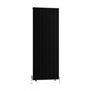 Eastbrook Mersey 1800 x 660 Matt Black Aluminium Designer Radiator