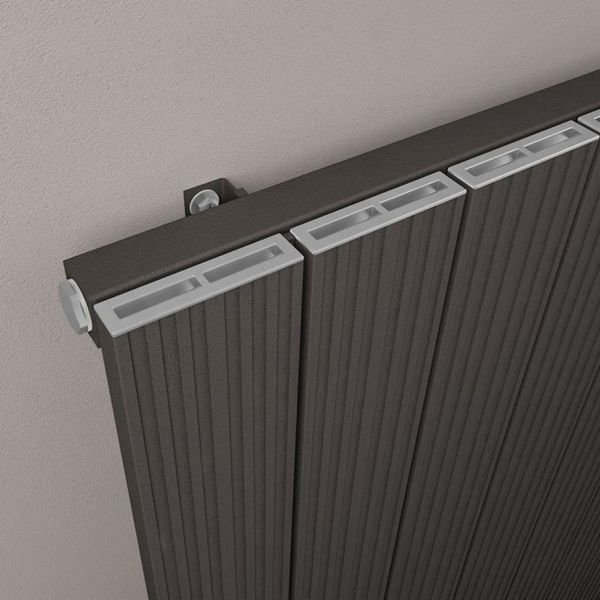 Eastbrook Mersey 1800 x 565 Matt Anthracite Aluminium Designer Radiator #3