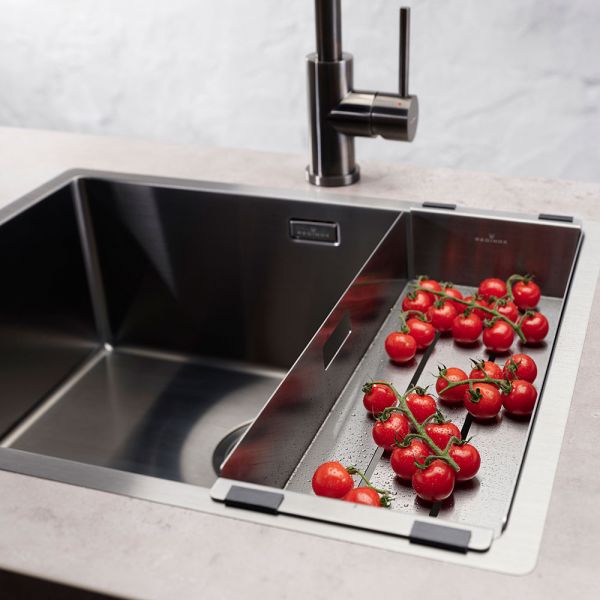 Reginox Miami Single Bowl Gunmetal Kitchen Sink 540 x 440mm #6