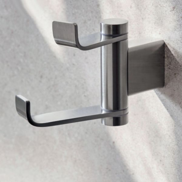 Miller Miami Stainless Steel Swivel Double Robe Hook 8440BN