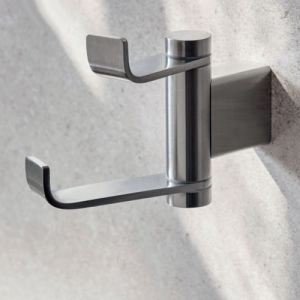 Miller Miami Nickel Swivel Double Robe Hook 8440BN