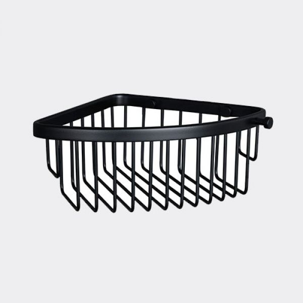 Miller Classic Corner Basket Matt Black 856B