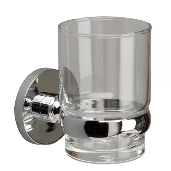 Miller Lily Tumbler And Holder Chrome L03