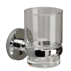 Miller Lily Tumbler And Holder Chrome L03