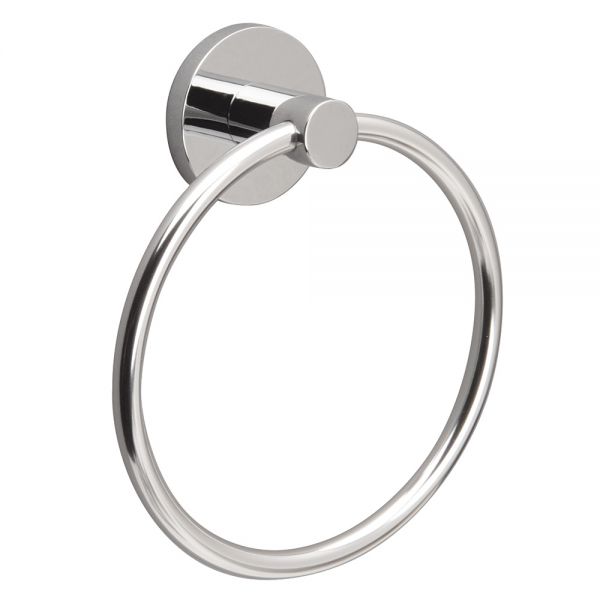 Miller Lily Towel Ring Chrome L05