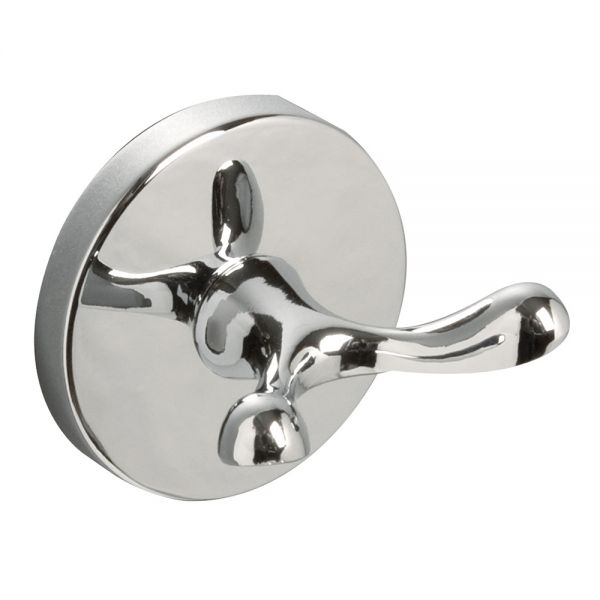 Miller Lily Double Robe Hook Chrome L23