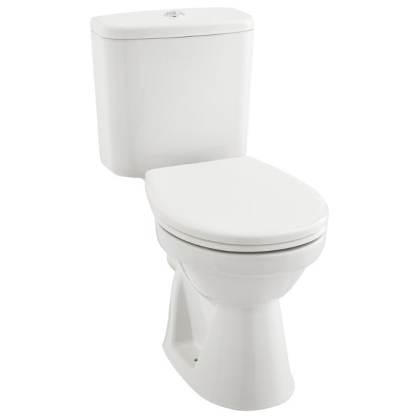 Kartell Milton Close Coupled WC with Cistern and Toilet Seat