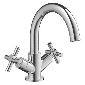 Moods Auckland Chrome Mono Basin Mixer Tap with Waste