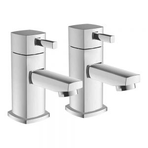 Moods Avondale Chrome Basin Pillar Taps
