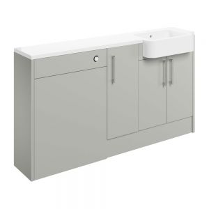 Moods Avonwick Light Grey 1542mm Basin and WC Unit Pack RH