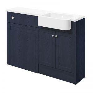 Moods Bickington Indigo Ash 1242mm Basin and WC Unit Pack RH