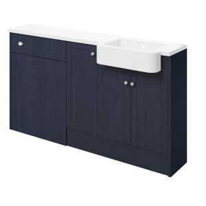 Moods Bickington Indigo Ash 1542mm Basin and WC Unit Pack RH