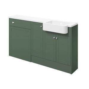 Moods Bickington Sage Green 1542mm Basin and WC Unit Pack RH
