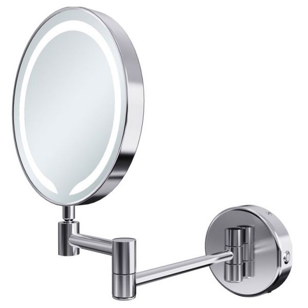 Moods Brave Round LED Cosmetic Mirror Chrome