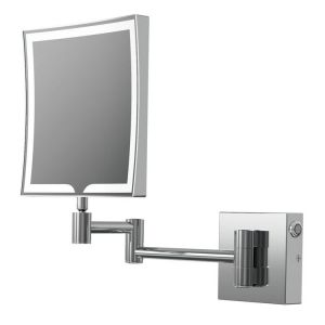 Moods Brave Square LED Cosmetic Mirror Chrome