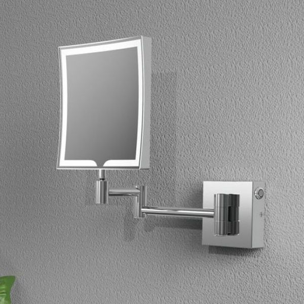 Moods Brave Square LED Cosmetic Mirror Chrome #2