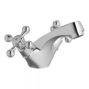Moods Deco Chrome Mono Basin Mixer Tap with Waste