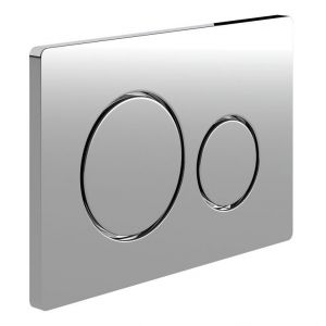 Moods Round Dual Flush Plate Chrome