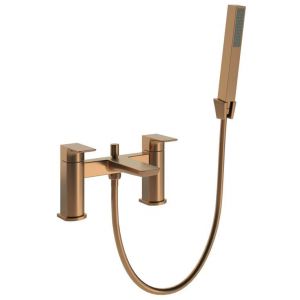 Moods Hingham Brushed Bronze Bath Shower Mixer Tap